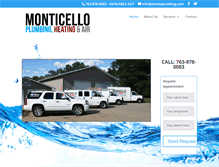 Tablet Screenshot of montiplumbing.com